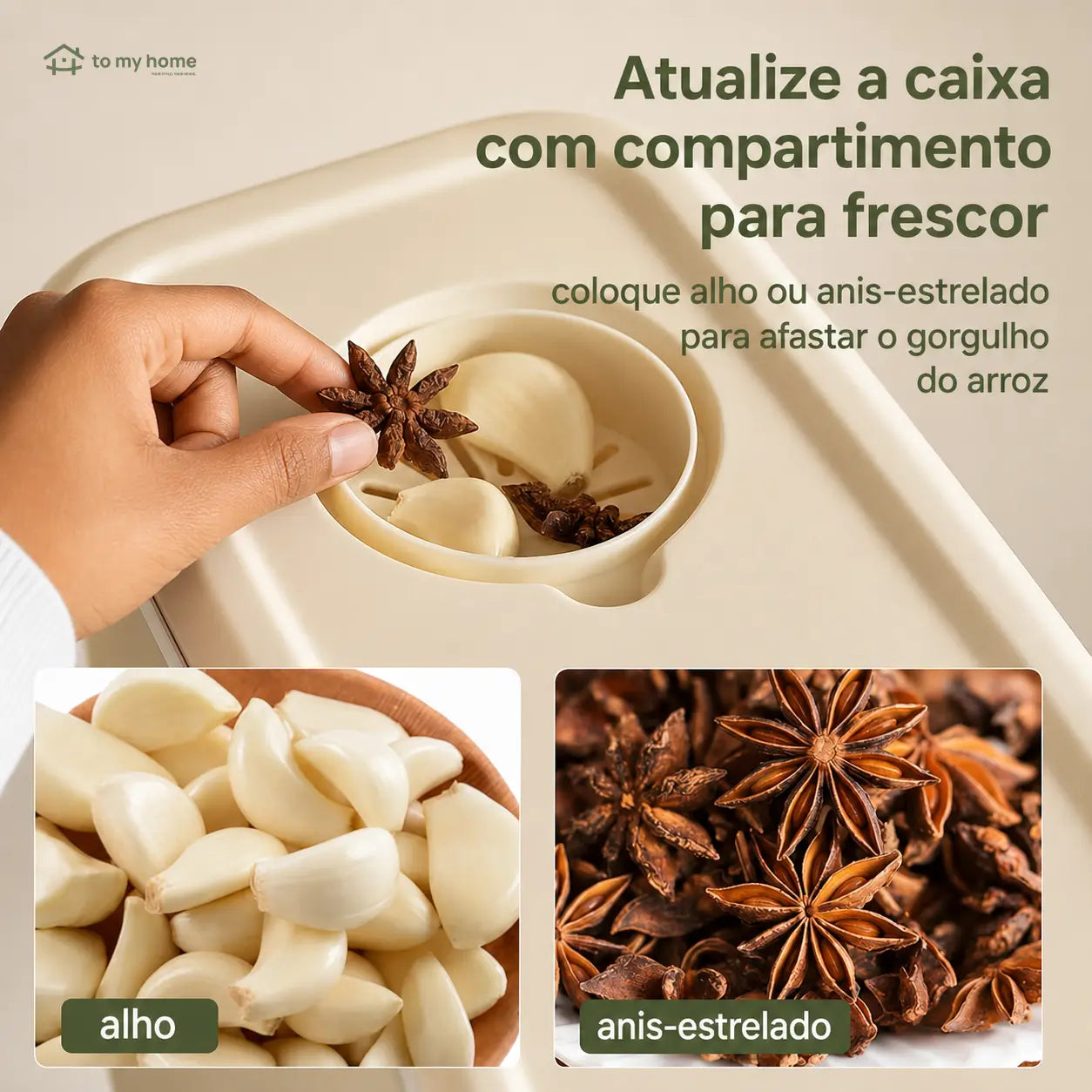 Dispenser hermético para arroz 10 kg com copo medidor, proteção contra insetos para grãos, cereais e ração na cozinha e despensa