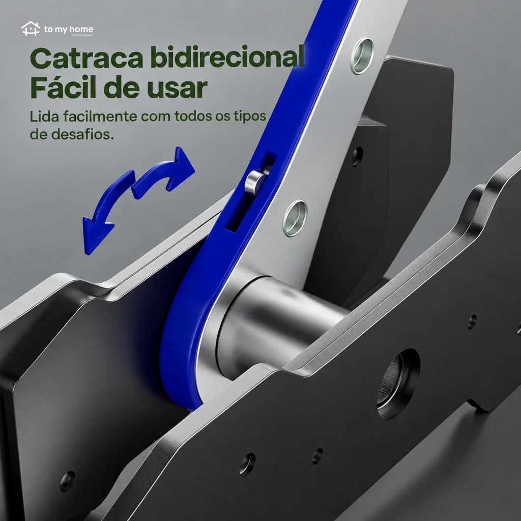 Recuador de pistão de pinça de freio com catraca 360°