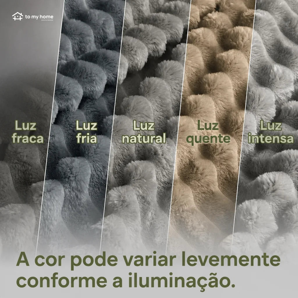 Manta fleece super macia com textura listrada, leve e decorativa para sofá, cama, sala e escritório o ano todo com conforto diário