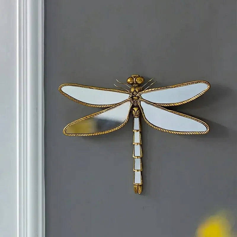Decoração de parede libélula criativa para sala ou quarto, arte moderna, leve, elegante, fácil instalação, adiciona estilo sofisticado decorativo