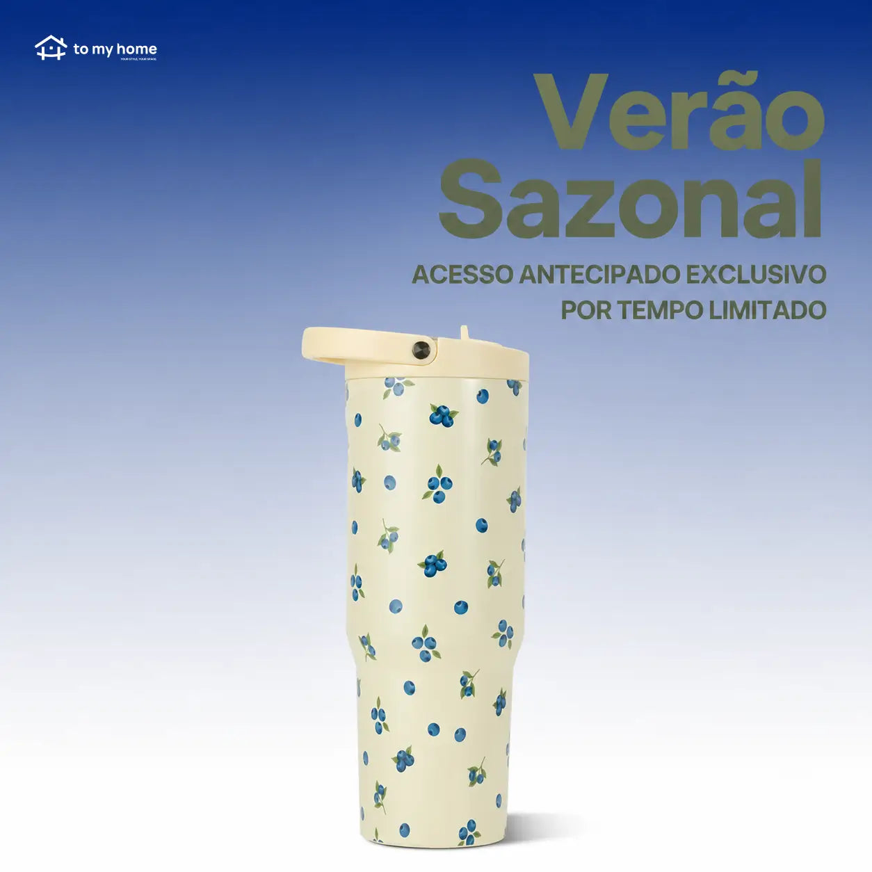 Garrafa térmica esportiva inox com canudo retrátil à prova de vazamentos para treinos, trilhas e rotina com alça e base de borracha