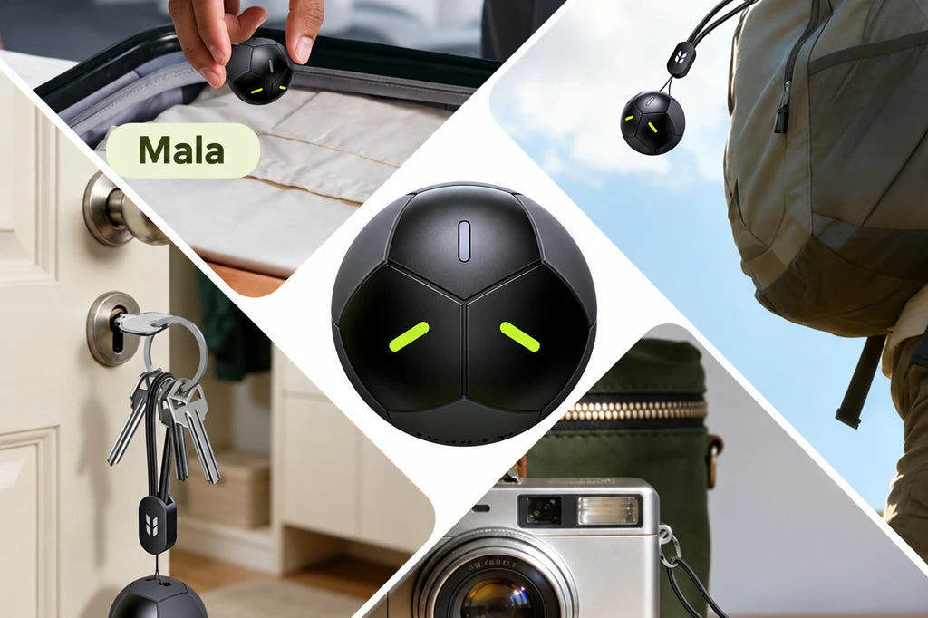 Rastreador Bluetooth com alarme para chaves e malas