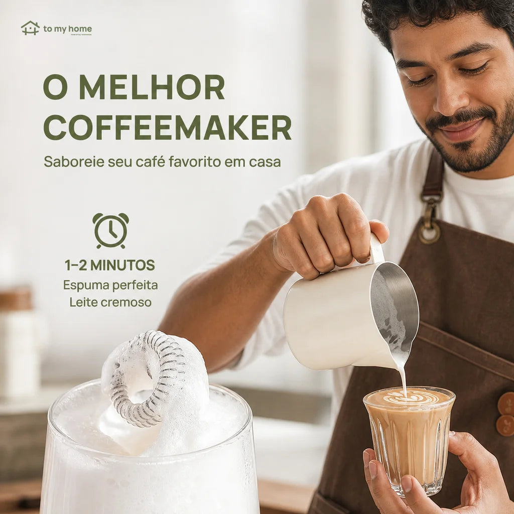 Mixer espumador de leite recarregável USB-C com 3 batedores e 3 velocidades para café, cappuccino, matcha e ovos em casa