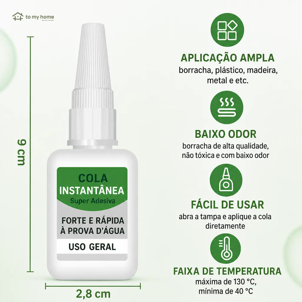 Super cola transparente de alta aderência, 4 unidades, para consertos rápidos em borracha, sapatos, brinquedos, louças e acessórios do dia a dia