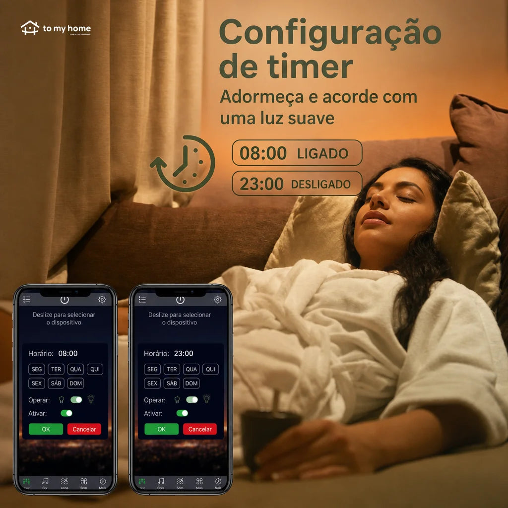 Fita de LED RGB 15 ou 30 m com Bluetooth, app e sincronização musical para quarto e festas