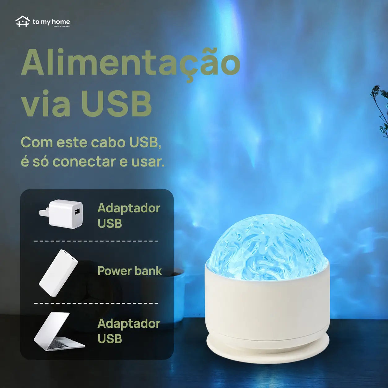 Projetor de luz oceano e aurora com 16 cores LED e controle remoto para quarto, festas e ambientes relaxantes à noite
