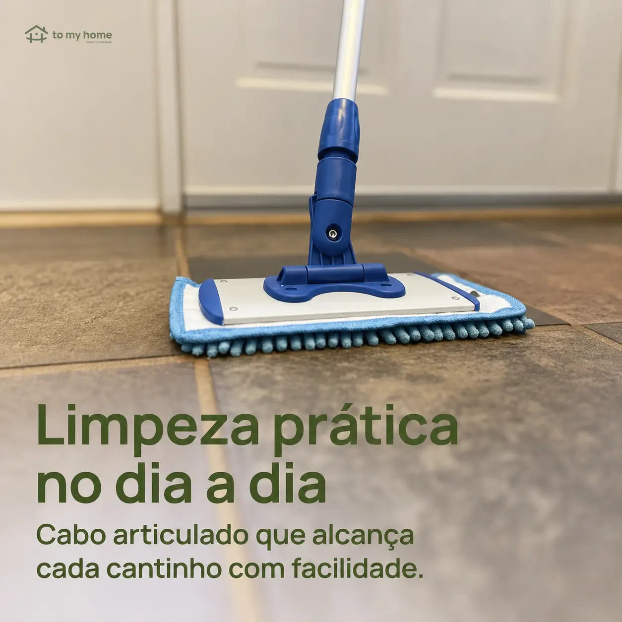 Mop para rodapés com cabo extensível de 178 cm e refis de microfibra laváveis para limpar pisos e cantos sem se abaixar