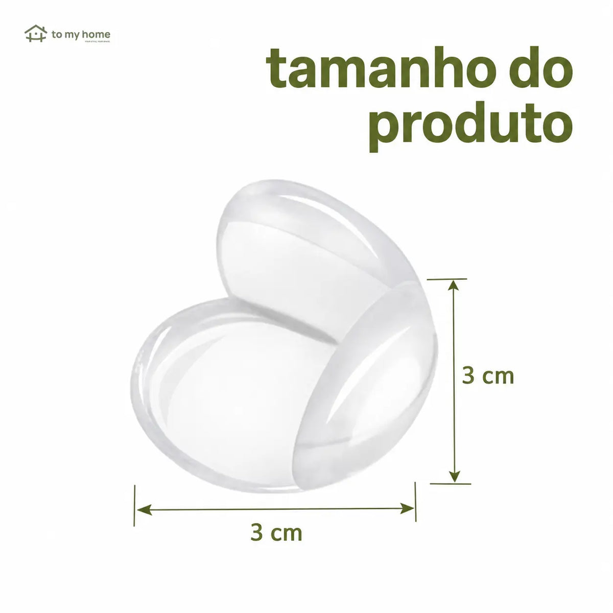 Protetor de quina transparente em PVC com adesivo forte para segurança infantil em mesas, móveis e cantos afiados da casa diária