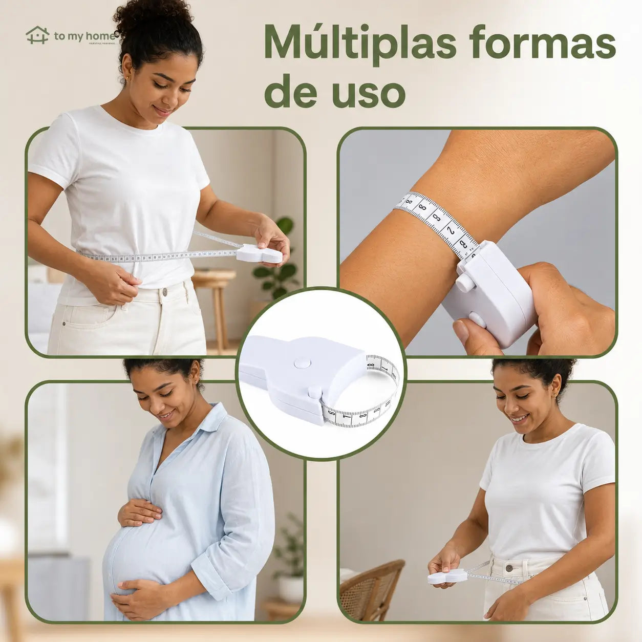 Fita métrica para corpo 3D de 150 cm com retração automática e trava, ideal para fitness, alfaiataria e ajustes de roupas em casa