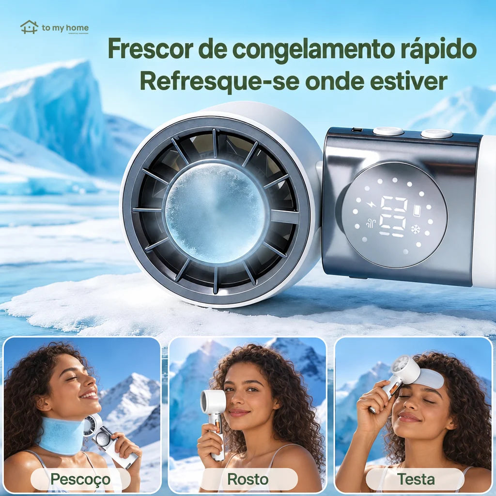 Mini ventilador portátil 7 em 1 com 100 velocidades