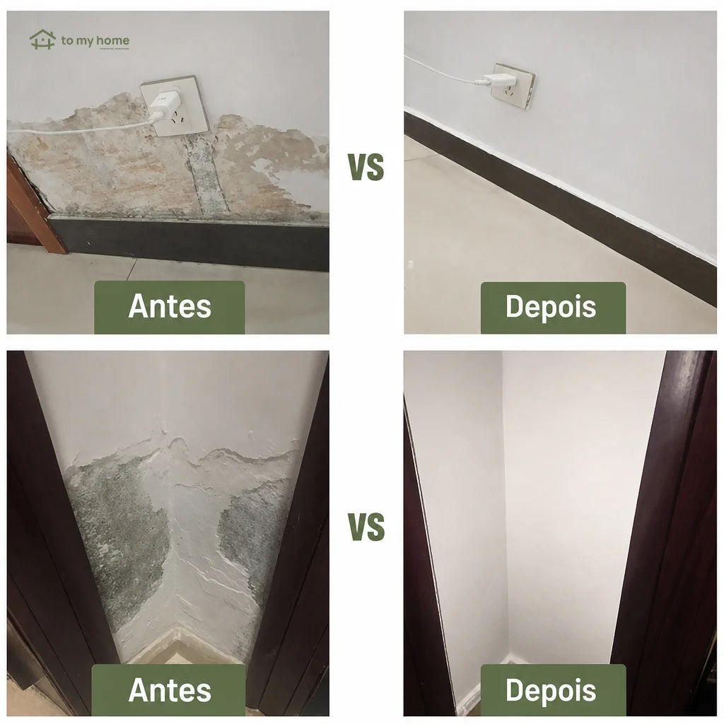 Massa reparadora de parede 250 g com secagem rápida para furos, rachaduras e pequenos reparos em drywall e concreto branco