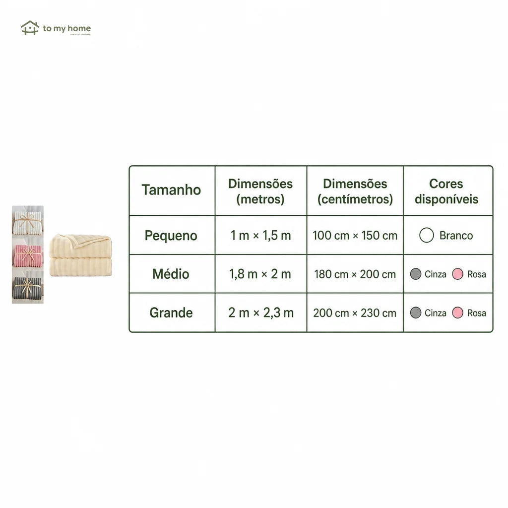 Manta fleece super macia com textura listrada, leve e decorativa para sofá, cama, sala e escritório o ano todo com conforto diário