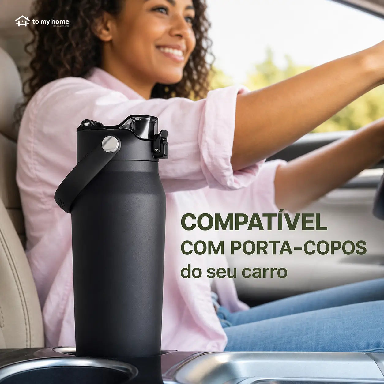 Garrafa de água inox 946 ml parede dupla com canudo e bocal para hidratação sem vazamentos na academia e no dia a dia