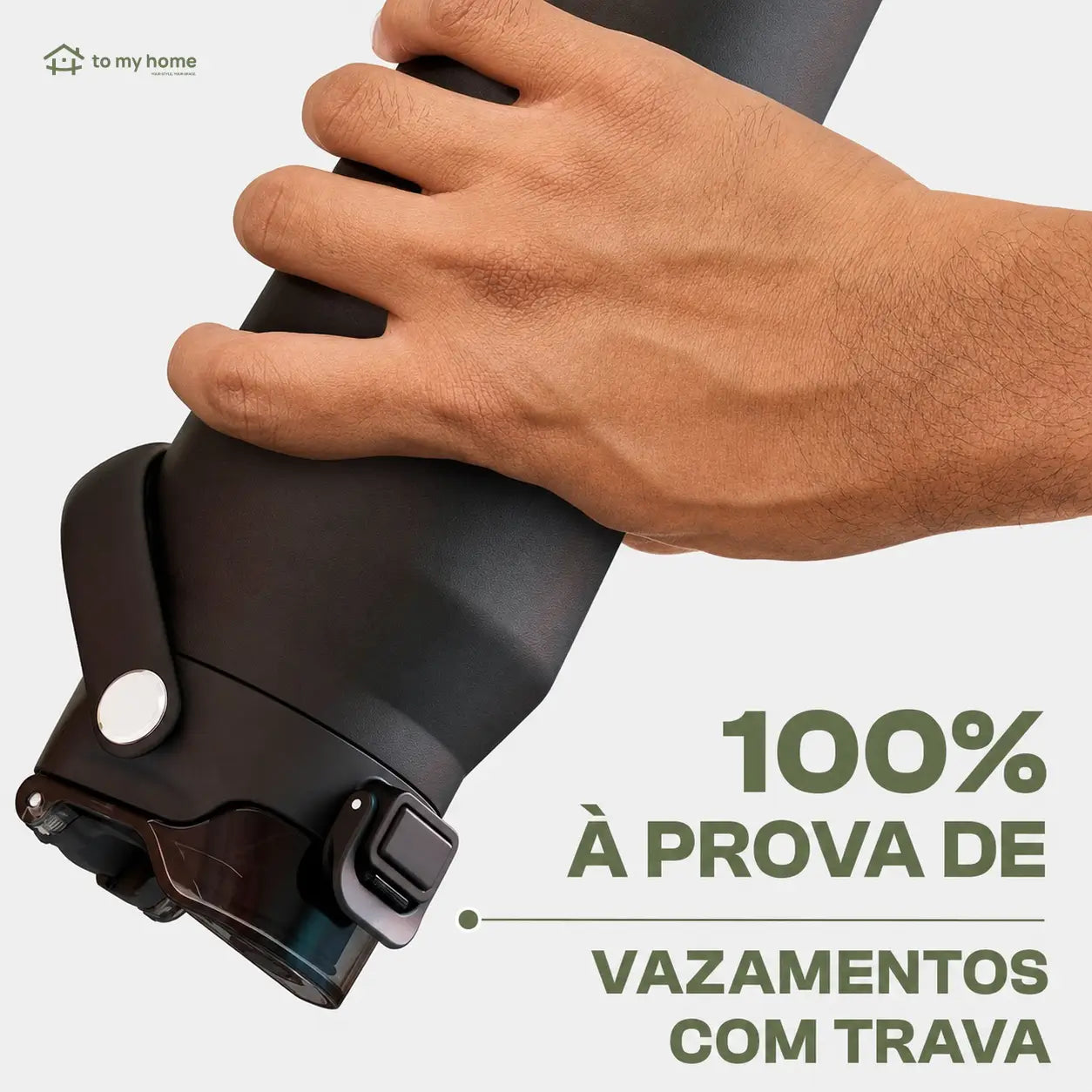 Garrafa de água inox 946 ml parede dupla com canudo e bocal para hidratação sem vazamentos na academia e no dia a dia
