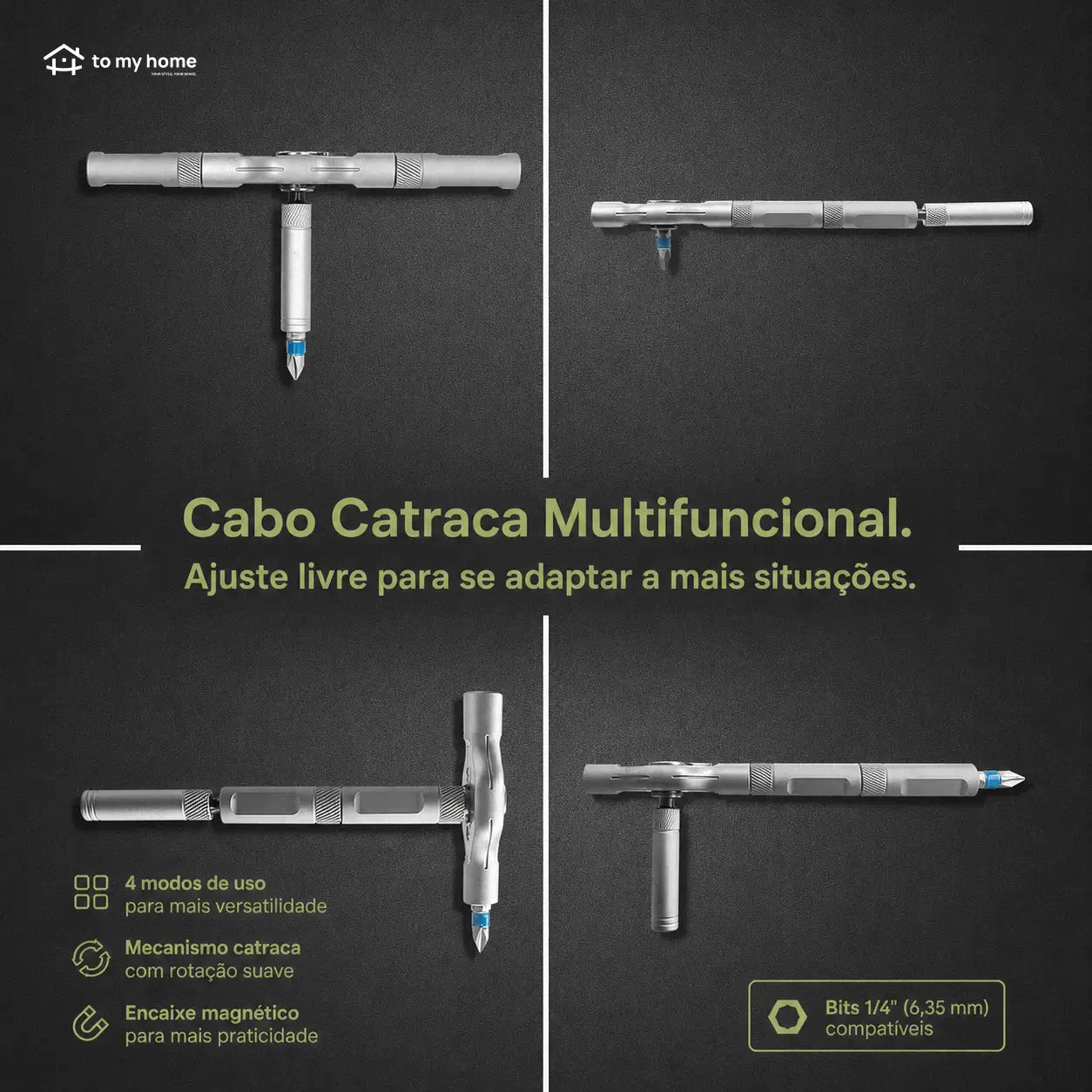 Kit chave de fenda catraca 24 em 1 com pontas magnéticas S2 para reparos em casa, bikes e eletrônicos DIY diário
