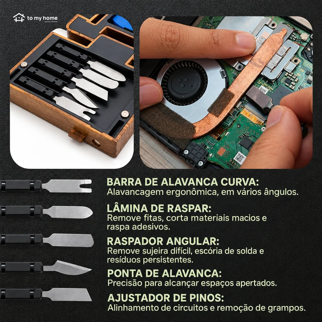 Kit de chaves de precisão 55 em 1 com estojo magnético