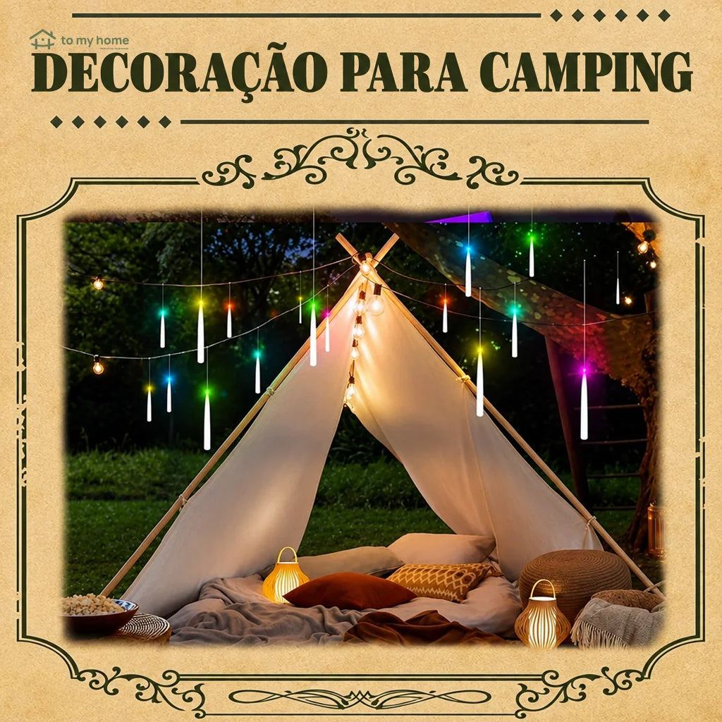 Velas flutuantes LED sem chama com controle em varinha