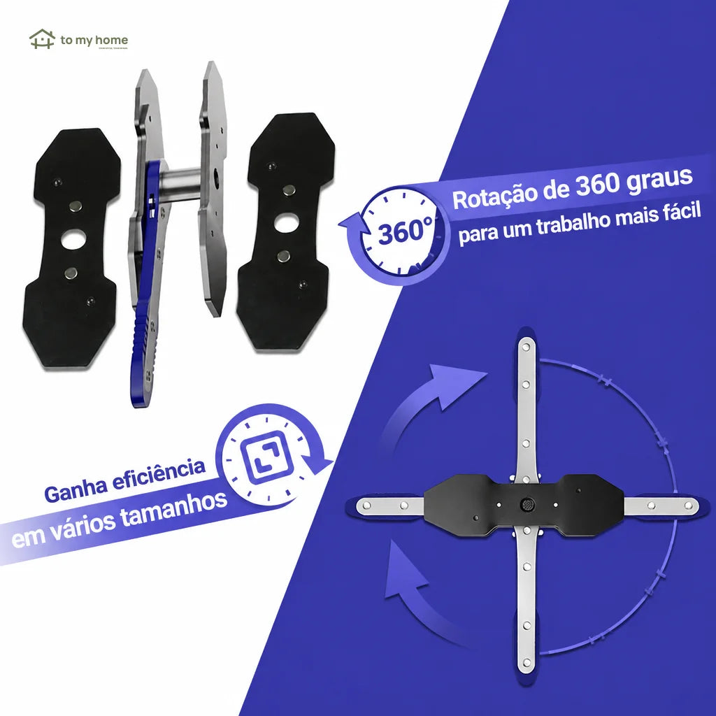 Recuador de pistão de pinça de freio com catraca 360°