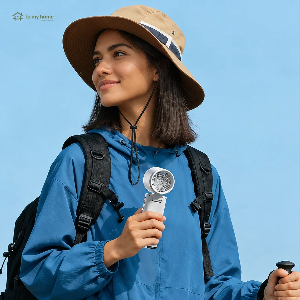 Mini ventilador portátil 7 em 1 com 100 velocidades