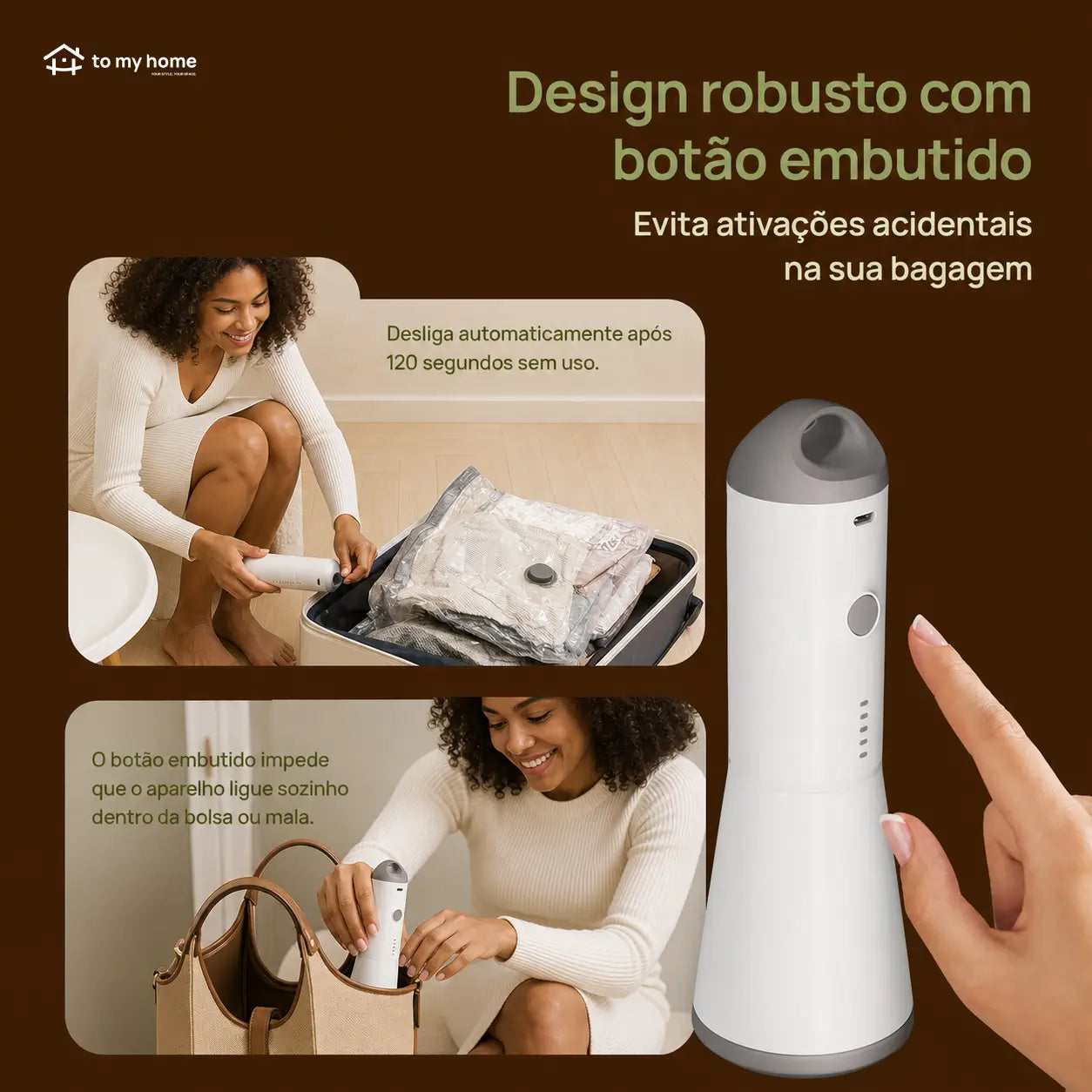 Kit de sacos a vácuo para viagem com bomba USB recarregável, economiza espaço na mala ao organizar roupas e casacos