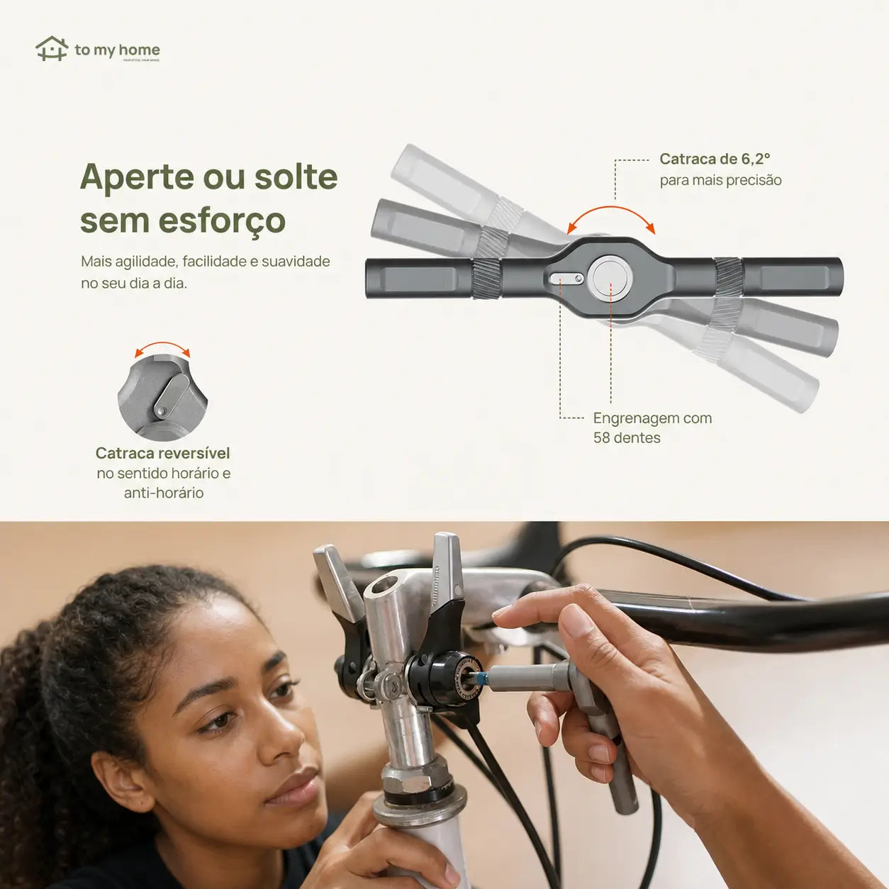 Kit chave de fenda catraca 24 em 1 com pontas magnéticas S2 para reparos em casa, bikes e eletrônicos DIY diário