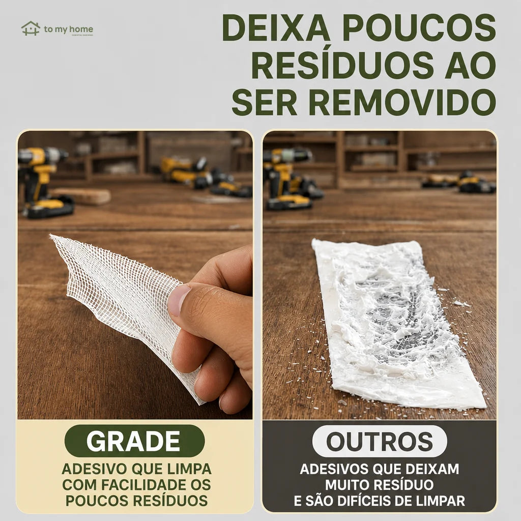 Fita dupla face telada impermeável de alta fixação, removível sem resíduos, para tapetes, quadros, decoração e reparos em casa no uso diário